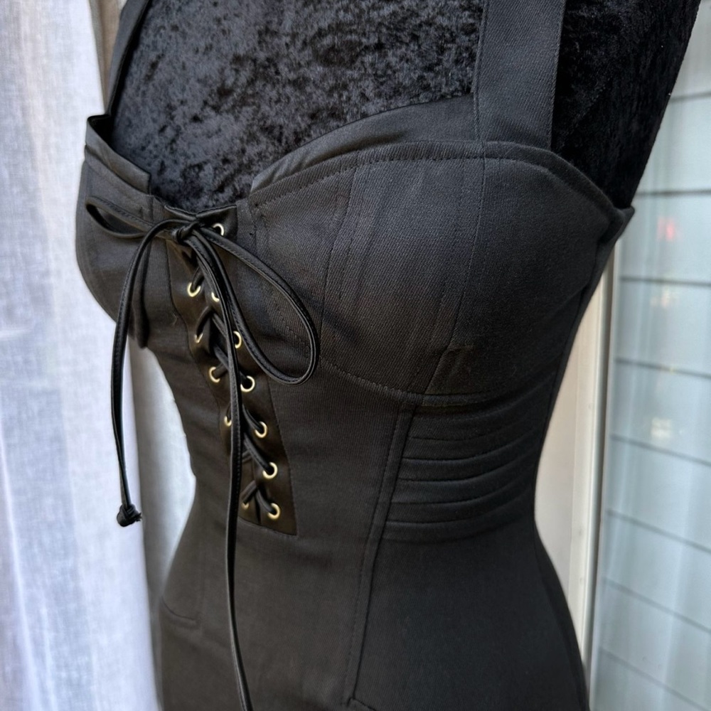 Xoxo little black dress size 1/2 - Picture 2 of 4